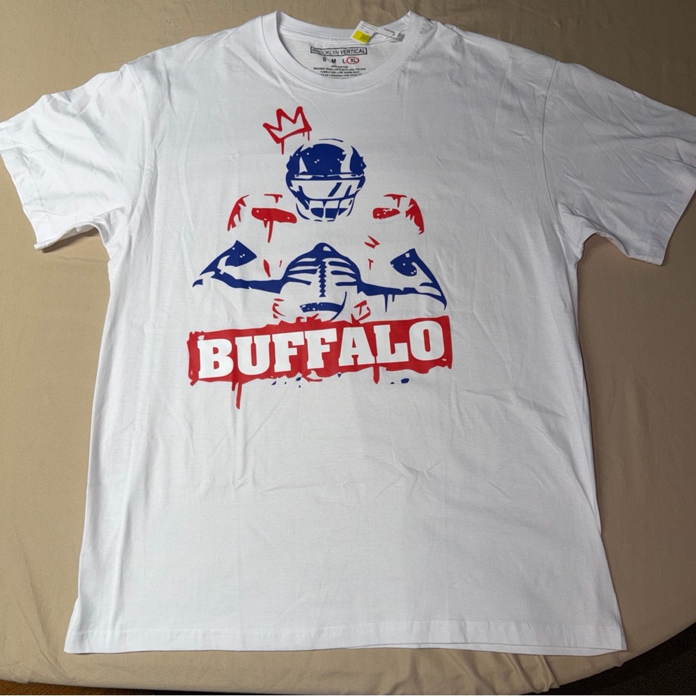 Buffalo White Graphic Tee